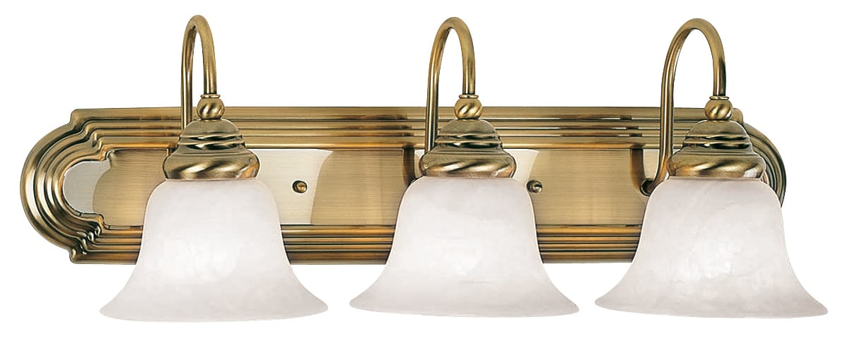 Livex Lighting 1003-01 Belmont Bath Vanity Light in Antique Brass