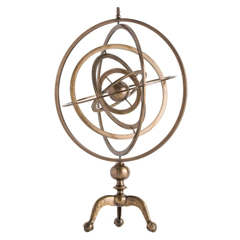  Arteriors DD2063 Copernicus 33 Inch Tall Armillary Antique Brass Home Sale $3120.00 ITEM: bci2990883 ID#:DD2063 UPC: 796505208675 : 