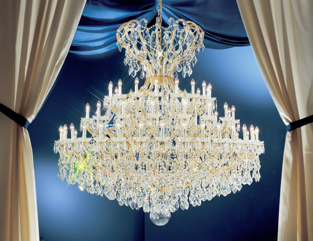 Classic Lighting 8169-OWG 78" Crystal Traditional Chandelier from the