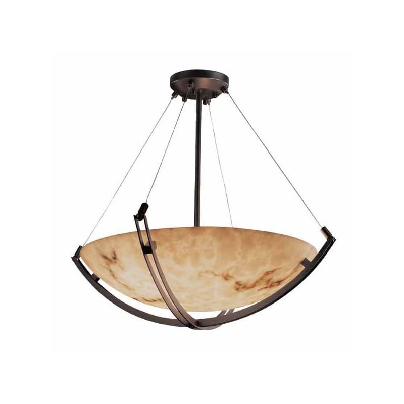 Justice Design Group FAL-9729 60" Bowl Pendant with Crossbar from the
