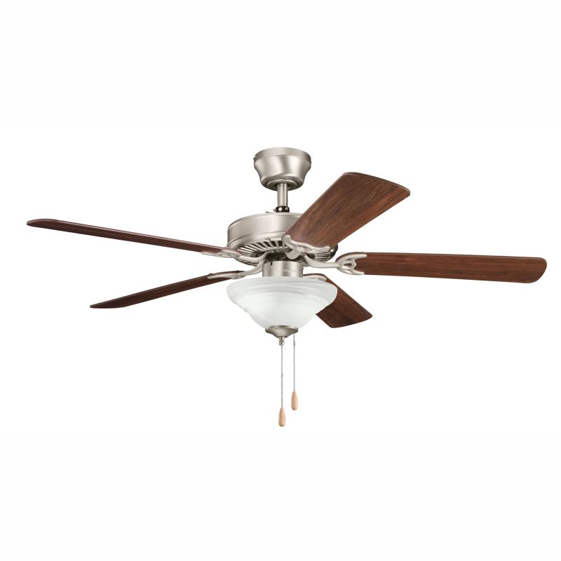 339220NI7 Brushed Nickel Sterling Manor Select 52" Indoor Ceiling Fan ...
