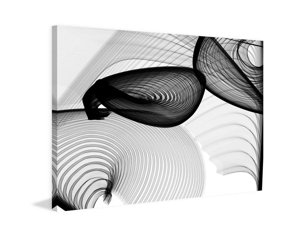 Marmont Hill Abstract Black and White 22-15-51 v1 Irena Orlov Painting