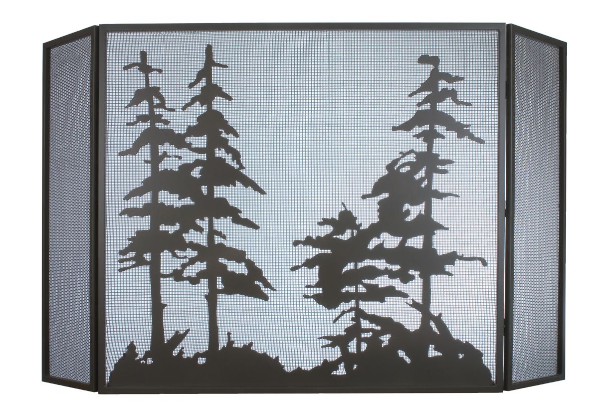 Meyda Tiffany 31676 Mesh Backed Fire screen from the Tall Pines Sale $2200.00 ITEM: bci876779 ID#:31676 UPC: 705696316762 : 