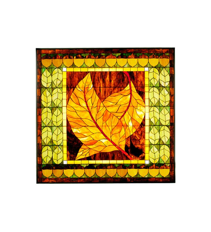 Meyda Tiffany 36116 Tiffany Square Custom Leaf Window Pane from the Sale $9045.00 ITEM: bci876573 ID#:36116 UPC: 705696361168 : 