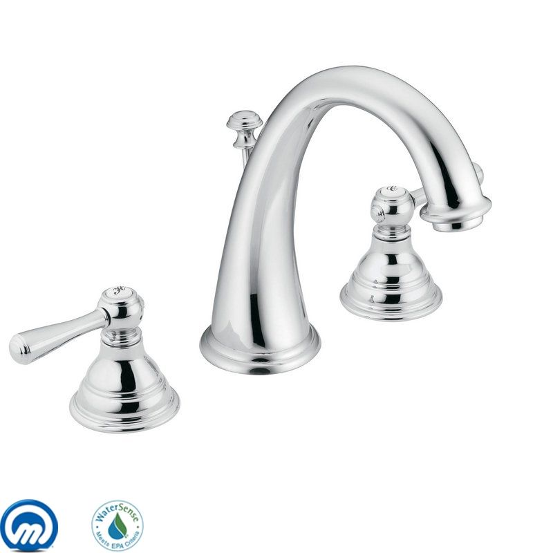  Moen T6125 Double Handle Widespread Bathroom Faucet from the Kingsley Sale $209.44 ITEM: bci197098 ID#:T6125 UPC: 26508126820 : 