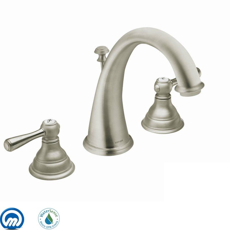  Moen T6125 Double Handle Widespread Bathroom Faucet from the Kingsley Sale $352.02 ITEM: bci1020829 ID#:T6125BN UPC: 26508126844 : 