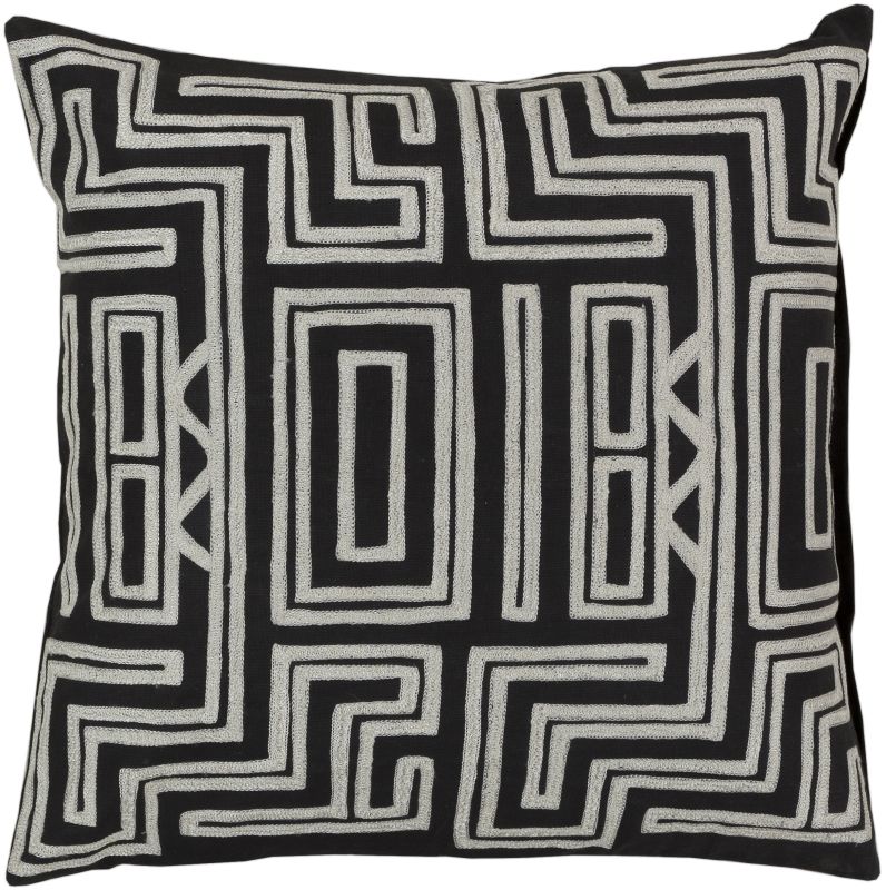 Surya LG-560 Square Indoor Decorative Pillow with Down or Polyester